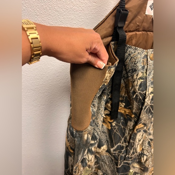 Colombia Camouflage Insulated Waterproof Hunter Bib Size XXL - Picture 3 of 11